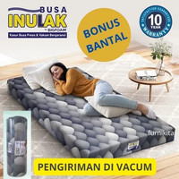 KASUR BUSA VACUM INULAK by BIGFOAM BIGLAND Tebal 15 cm dan 20cm  Garansi 10 Tahun KASUR VAKUM KASUR PRESS AND ROLL