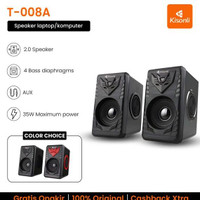 KISONLI - Speaker Laptop Komputer Dual Bass T-008A