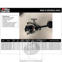Abu Garcia Max X Spinning Reel 4+1BB - Gulungan Reel Pancing Power Handle Galatama Galapung Saltwater Terbaru