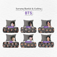 PintarKreasi Sarung Bantal Guling Kpop Halu Full Print BTS NCT SEVENTEEN Diskon Promo Murah