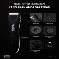 baru !!! Misterbrewok Beard & Body Trimmer - Alat Cukur Elektrik Brewok, Rambut & Area Sensitif termurah