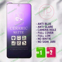 Temper Glass OPPO A3X  Anti Blue Ceramics Anti Radiasi Mata Full Cover
