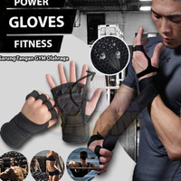 TERBARU !! Sarung Tangan Fitness & Gym Olahraga Anti Slip Weight Lifting Gloves