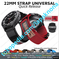 22mm GO EXPLORE NYLON Strap Garmin Venu 3 2 Forerunner 255 265 745 4 Music / Huawei Watch 4 3 PRO GT4 GT3 2 46mm GT SE 2e Runner / Amazfit GTR4 GTR3 GTR2 GTR2e 47mm / COROS APEX 2 Pro / 46mm / PACE 3 / Samsung Galaxy Watch 3 45mm 46mm S3 Tali WOVEN