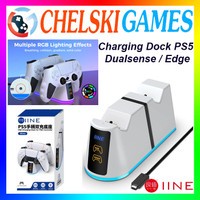 IINE Dualsense Charging Station PS5 / Charging Dock Stik PS5 Support Dualsense Or Edge L1052