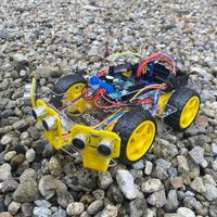 ROBOT ARDUINO AVOIDER 3 SENSOR ROBOT PENGHINDAR HALANGAN WITH 3 ULTRASONIC