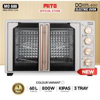 MITO Electric Oven - Pemanggang Kue dan Makanan / Oven Listrik MO600 / MO 600 - Double Door 60L