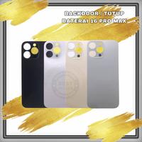 backdoor / tutup baterai 16/16 plus/16 pro/16 pro max original 100% new