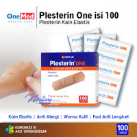 Plesterin One ONEMED Isi 100 Pcs - Plester Kain Elastis