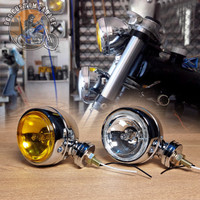 foglamp classic universal . Headlamp chopper . Lampu motor custom retro