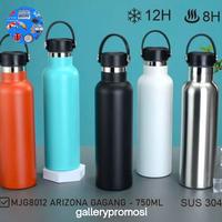 Tumbler Arizona Gagang 750ml Stainless Steel / Tahan Panas Dingin