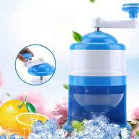 1Pcs Manual Ice Shaver hold Portable Ice Crusher And Cranked Smoothie Machine With Ice Tray Bpa