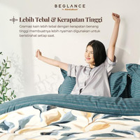 ! BEGLANCE BEDCOVER SET 160/180 MICROTEX PREMIUM MICROSUEDE APULIA 30CM -
