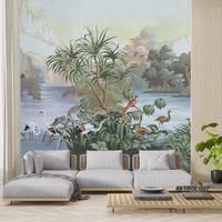 Wallpaper Dinding Custom | Wallpaper Dinding Ruang Tamu | Wallpaper Dinding Motif Tropical 11 | Wallpaper Dinding Gambar Hutan dan Hewan | Wallpaper Dinding Atarvio