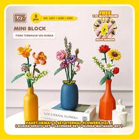 [PAKET HEMAT 1 ISI 3 SET] LOZ Mini Block Eternal Flowers Vol. 1 (1657-1659) Bunga Abadi Lavender Matahari Sepatu Sunflower – Building Brick Puzzle Dekorasi Mainan Balok Edukasi Kado Lucu