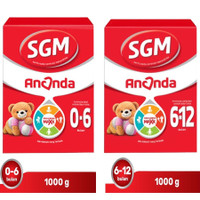 Susu SGM Ananda 1000g 0-6 dan 6-12bln promo