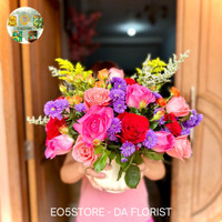 BUNGA MEJA FRESH FLOWER ROSE MAWAR