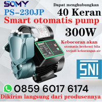 SOMY Pompa air Otomatis 50L/min 300W Total Head Max 50 m Model: PS-230JP