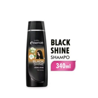 Emeron Black Shine Shampoo 340ml Sampo Botol