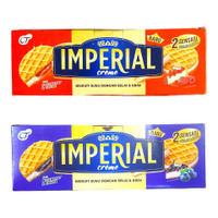 Imperial cream blueberry biscuit susu krim blueberry / strawberry 108 gram