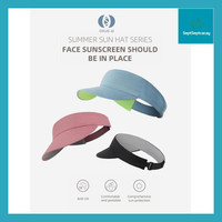 SEPT- TOPI LARI RUNNING VISOR HATS YOGA MARATHON TENIS GOLF CAPS ANTI UV SUMMER SUN