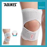 SEPT- AOLIKES 7901 KNEE PAD BRACE BANDAGE - PELINDUNG LUTUT DEKER LARI WHITE