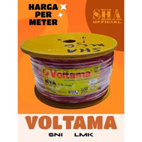 HARGA PER METER Kabel Listrik Tunggal Tembaga  NYA 1,5mm Voltama SNI LMK