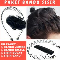 sisir rambut pria bando anti patah buat fitness sport hairstyle laki