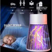 Mosquito Killer Lamp USB Pembasmi Nyamuk Serangga Shock / Lampu Pembunuh Nyamuk Listrik LED