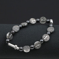 Gelang rosario medali santo benediktus rosary bracelet katolik st benedict medal katholik doa rosario