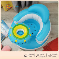 Bayi tiup belajar duduk / bangku mandi sofa bayi / mainan kursi makan tiup anak