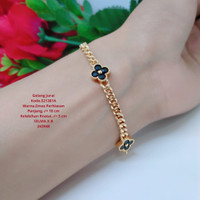 Gelang Juntai Jurai Perhiasan Aksesoris Lapis Emas 24k Anti Luntur Terbaru Terlaris 03