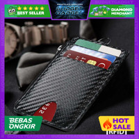 ZEST Dompet Kartu Anti RFID Card Holder Wallet Leather Ultra-Thin