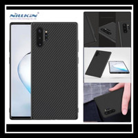 Samsung Galaxy Note 10+ Plus Case Nillkin Synthetic Fiber Carbon Original Hardcase Cover Casing Pc Kualitas Terjamin