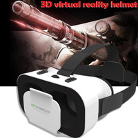 PREMIUM !!! tre VR SHINECON G05A 3D VR Kacamata Headset untuk 4 7-6 0 inci Ponsel Android iOS Cerdas