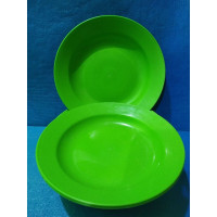 Piring Makan Plastik Ukuran 8 inch / Piring Makan Plastik Warna