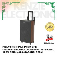 polytron pas pro12f6 speaker aktif speaker portable bluetooth karaoke