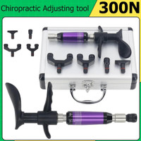 Portable Chiropractic Adjusting Tool 4 Heads Manual Massage Gun Cervical Spine Correction Therapy Osteopathic Massager