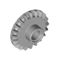 LEGO 87407 Technic Gear 20 Tooth Bevel with Pin Hole Light Bluish Grey LBG