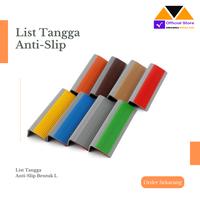 Lis Pengaman Tangga Anti-Selip 5 CM Step Nosing & Corner Protector (Harga Permeter)