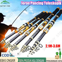 READY !! Joran Pancing Joran Pancing Murah / Portable Carbon Fiber Telescopic 2 .1Meter - 3.6Meter / Joran Pancing Murah Kuat Teleskopik / Fishing Rod Carbon Fibre/ Joran Pancing Fiber Import PANCINGAN BELUT ADA STOCK !!