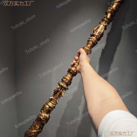 Tongkat toya kera sakti premium/sun wukong  1,7 mtr elektroplating