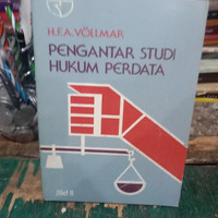Pengantar Studi Hukum Perdata Jilid 2 By Vollmar