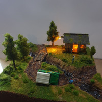 DIORAMA DIECAST 64 OFFROAD - CAMEL TROPHY OM ABDURROHMAN