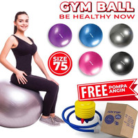 new Gym ball Speeds Ibu Hamil / Bola Gym Ukuran 75cm Bonus Pompa