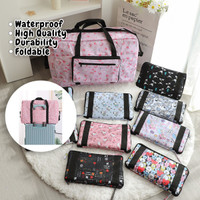 Tas Lipat Besar Travel bag Tas Pulang Kampung Pulkam Tas Gym Organizer Foldable karakter Hello Kitty Tas Minggat Besar