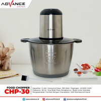 Food Chopper Advance Chp30 Chp-30 Penggiling Daging Bumbu