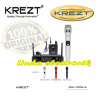 Best Seller! New Arrival mic wireless krezt kru 720n HL / kru720n / kru 720 n 3 warna original Murah Terbatas