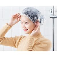 Shower Cap Plastik 100pcs Mandi Plastik Penutup Kepala Pelindung Rambut Dari Helm Plastik Serbaguna Penutup Buah Makanan
