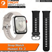 Finchy Silicone Strap Huawei watch Fit 3 Replacement rubber Wristband tali pengganti smartwatch